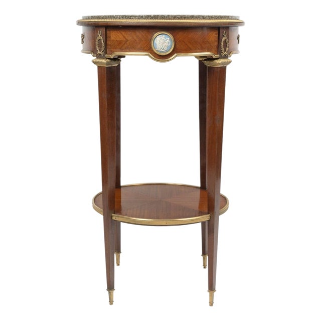 19th Century Napoleon III Louis XVI Pedestal Table For Sale