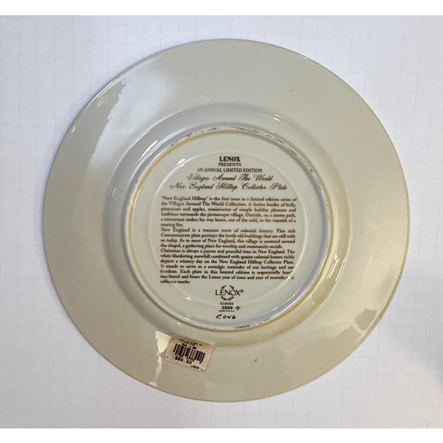 Lenox Holiday Village Collector Plate For Sale - Image 9 of 11