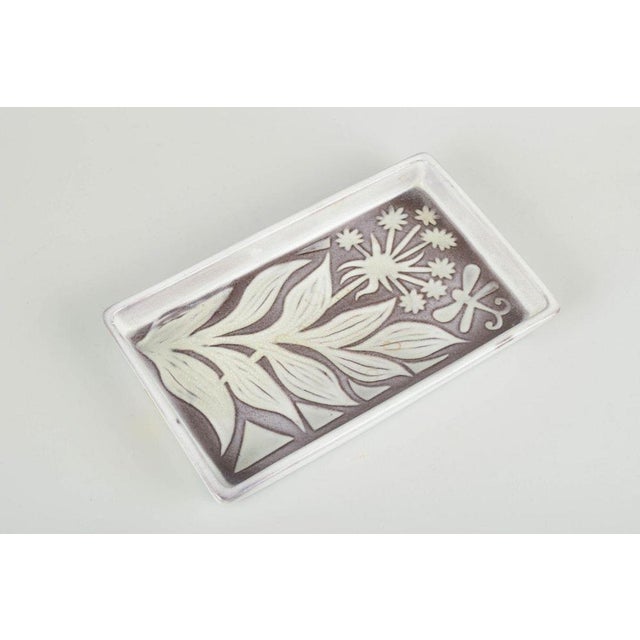 Ceramic Tray by Mari Simmulson for Upsala Ekeby, 1960s For Sale - Image 3 of 5