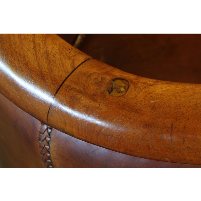 Vintage Leather Club Chairs, 1920s, Set of 2 For Sale - Image 11 of 15