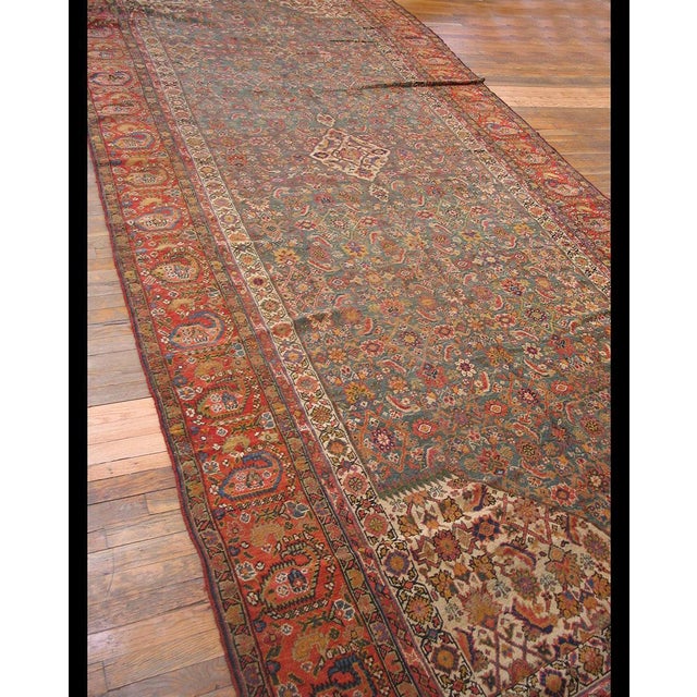 Antique Large N.W. Persian Persian Knotted Rug, Circa Date: 1825. This exceptional early 19th-century piece represents the...