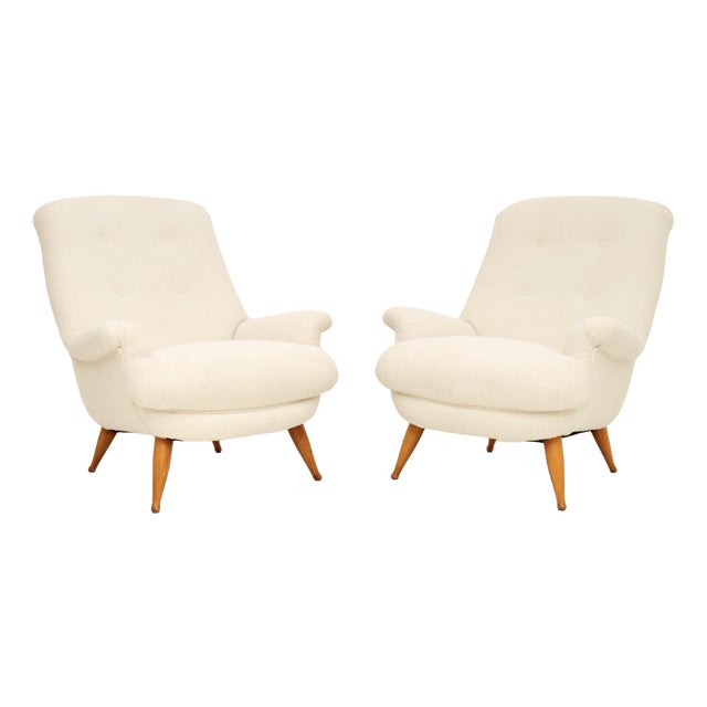 Vintage Danish Lounge Chairs from Berga Mobler, 1960s, Set of 2 For Sale