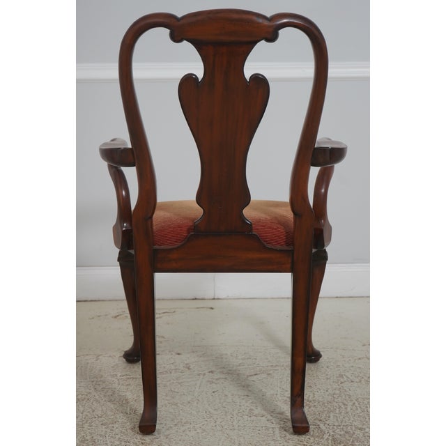 Maitland - Smith Set of 6 Maitland Smith Georgian-Style Mahogany Dining Chairs For Sale - Image 4 of 18