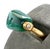 15.20 CTW Mid-Century Style Diamond & Cabochon Emerald 18k Yellow Gold Ring, Size 6 For Sale In Washington DC - Image 6 of 9