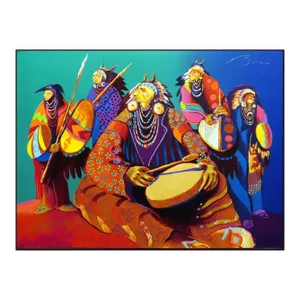 "Rhythm of the Restless" Earl Biss Hand Signed Serigraph on Paper