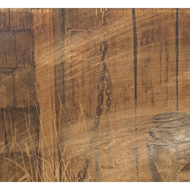 Contemporary Jon Legere "Standing Still" Oil on Canvas For Sale - Image 3 of 12