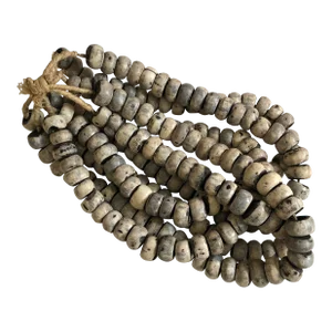 Vintage Cluster of Grey African Cow Bone Beads