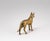 Hollywood Regency Stylized Brass Greyhound Sculpture on Marble Base, 1960s For Sale - Image 11 of 18