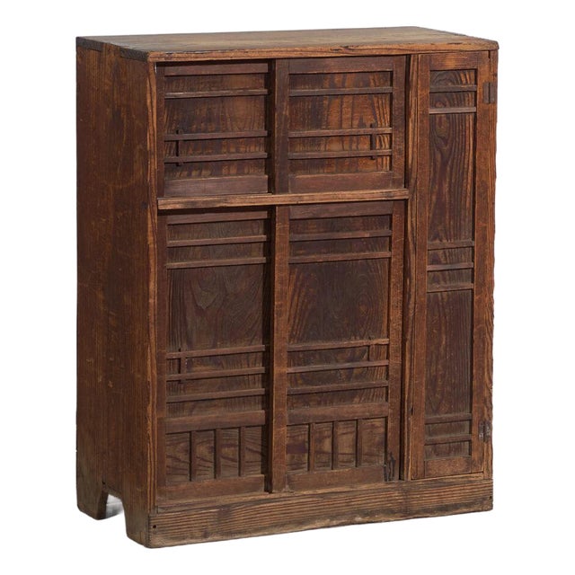 Antique Japanese Storage Cabinet For Sale