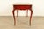 John Widdicomb French Louis XV Red Lacquered Leather Top Bureau Plat Desk With Mounted Bronze Ormolu For Sale - Image 11 of 13