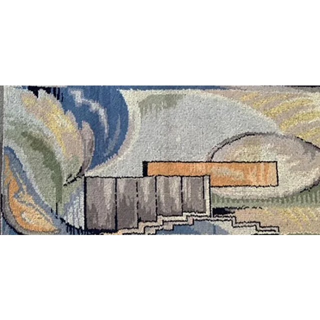 Otto Nagel German 1894 - 1967 limited edition double sided hand knotted wool pile 27 x 54 in. 27 x 59 in. with the fringes...
