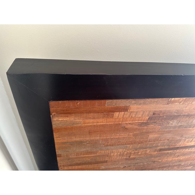 Reclaimed Brazilian Peroba Rosa Wood Queen Bed For Sale In New York - Image 6 of 7