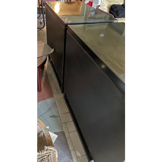 Mid Century Glass Front Display Cabinets - A Pair For Sale - Image 18 of 18