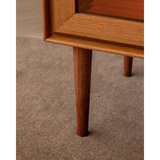 Mid-Century Teak Arched Display Cabinet from Brinkmann, 1980s For Sale - Image 17 of 18