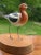 Late 20th Century American Avocet Tim TerMeer 1/30 Hand-Painted Metal Sculpture Spinning Wood Base For Sale - Image 9 of 13