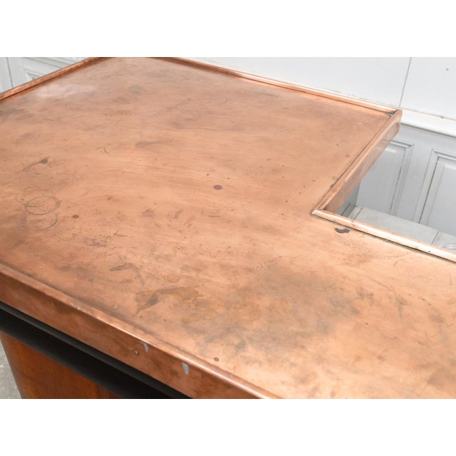 Vintage Copper and Oak Countertop, 1960s For Sale - Image 13 of 18
