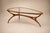 Mid-Century Modern Large “Egg” Coffee Table in Caviúna Wood & Glass by Giuseppe Scapinelli, Brazil, 1950s For Sale - Image 3 of 18