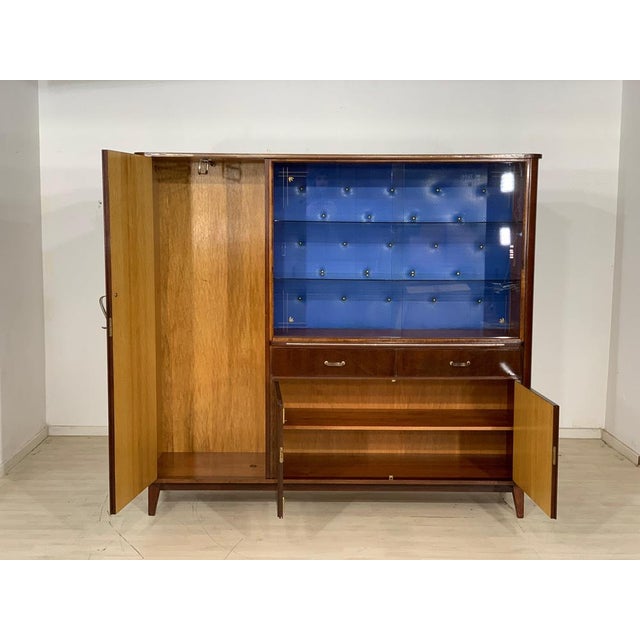 The product is in showroom 1! a very nice highboard is for sale. For sale is a very nice vintage highboard. • german...