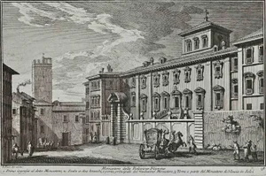 After Giuseppe Vasi, Monastery of the Filippine, Etching, Late 18th Century