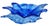 Mid-Century Modern Lavorazione Arte Murano Swirl Bowl Cobalt Blue Made in Italy For Sale - Image 3 of 10