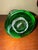 Vintage MAEXSA Hand Blown Green Art Glass Vase. Condition: Excellent Preowned Condition, See Photos. Approximate...