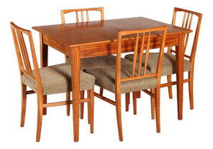 Mid-Century Modern Dining Table and Chairs in Mahogany by Gordon Russell, 1960s, Set of 5