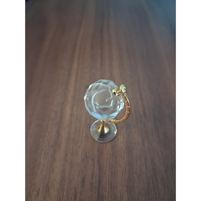 Swarovski Crystal Memories Mini Globe (Gold Accent), Item Number 199455 For Sale In Miami - Image 6 of 8