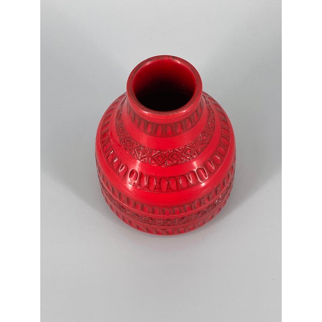 Rimini Rosso Vase by Aldo Londi for Bitossi, Italy, 1960s For Sale - Image 9 of 15