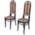 Traditional 19th Century Vienna Secession Bent Oak & Cane High Back Side Chair No. 16 Attributed to Thonet, Pair For Sale - Image 3 of 10
