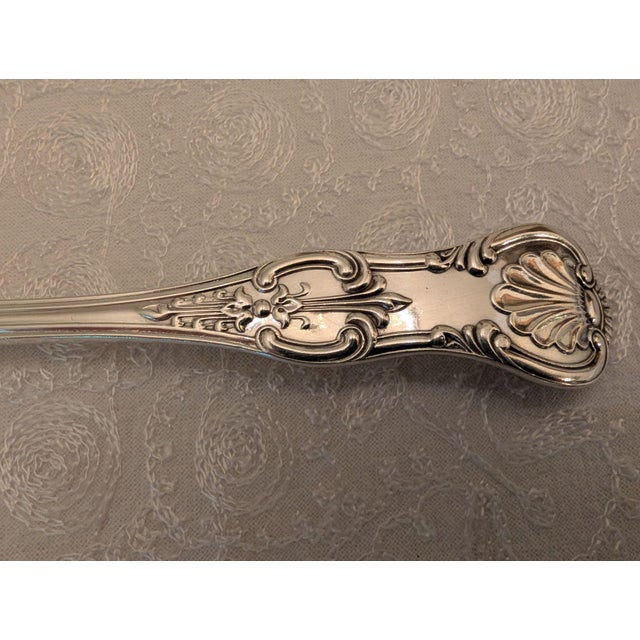 Early 20th Century Kings Pattern All Sterling Silver Pie Server For Sale - Image 10 of 14