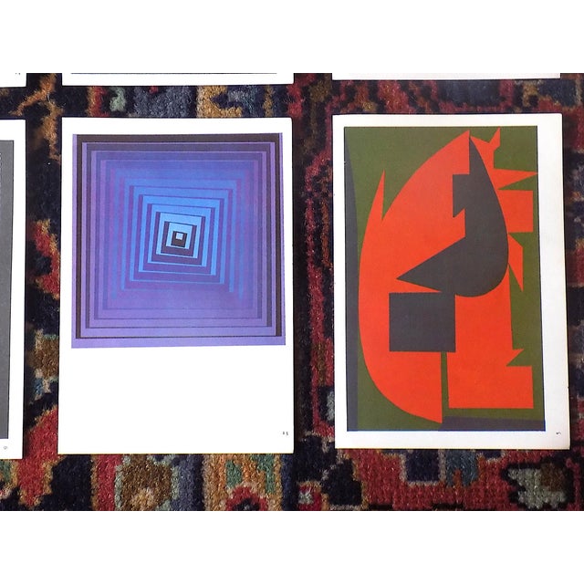 Vintage Mid Century Modern Diminutive Abstract Victor Vasarely ...