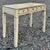 Rustic Gustavian Style Rustic Three Drawer Console Table For Sale - Image 3 of 12