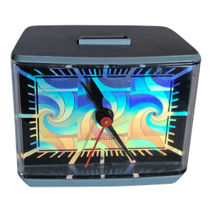 60s Westclox Psychedelic Holographic Electric Alarm Clock