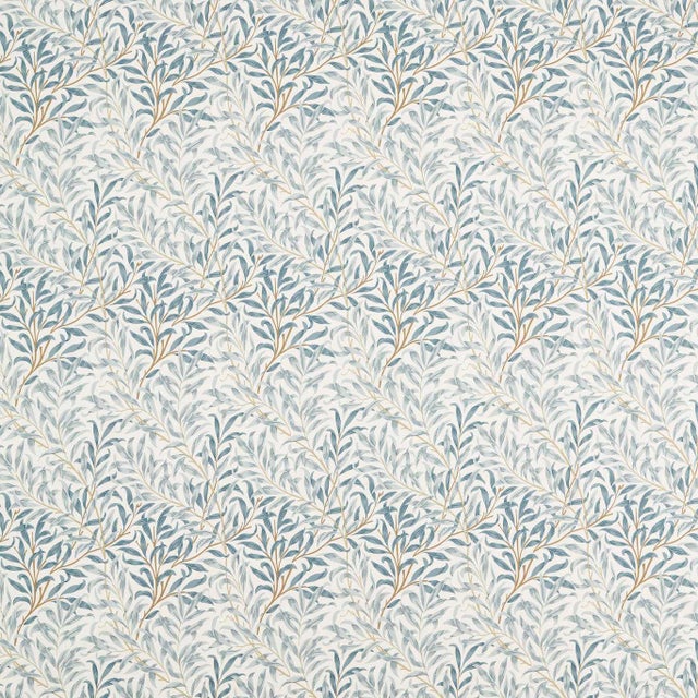 Morris & Co. Willow Boughs WW Fabric in Mineral Blue For Sale