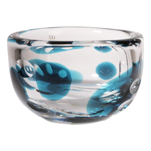 Kosta Boda Mid-Century Bowl by Vicke Lindstrand for Kosta For Sale - Image 4 of 4