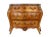 mid century french walnut marble-top commode circa 1950. good quality french bombe shaped commode in the rococo taste. 3...