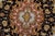 Textile Fine Tabriz Rug 3’4” X 4’10” Black Wool/Silk Traditional Hand-Knotted Carpet For Sale - Image 7 of 12