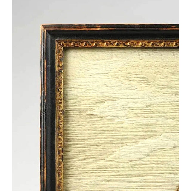 British Woolwork of a Family of Man, Wife and Child on the Seashore With Ship in Bay For Sale In Philadelphia - Image 6 of 7