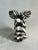 Vintage Ceramic Black and White Zebra Vase For Sale - Image 9 of 12