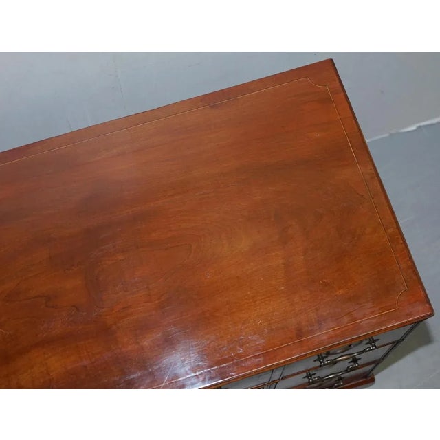 Georgian Regency Military Campaign Desk with Large Map Drawer For Sale - Image 15 of 18