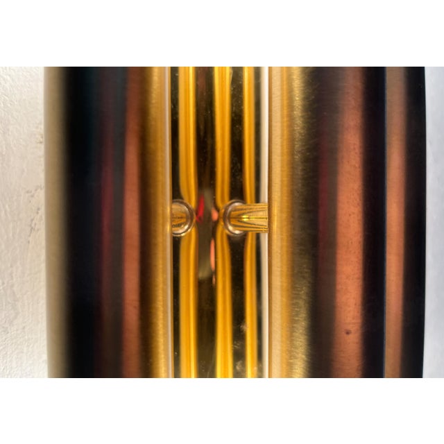 Gold Vintage Hollywood Regency Style Wall Lamp in Brass, 1970s For Sale - Image 8 of 18