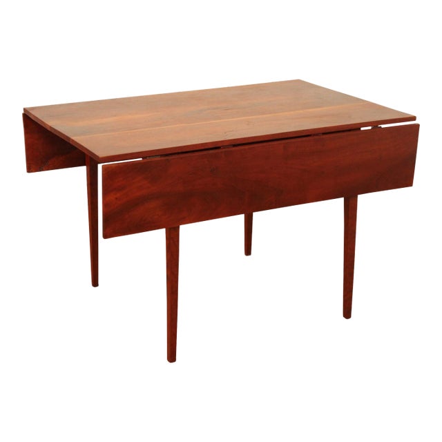 Ray Curran Studio Made Walnut Drop Leaf Dining Table For Sale
