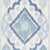 Schumacher SAMPLE - Schumacher Elizia Ikat Fabric In Mineral And Indigo For Sale - Image 4 of 4