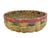 Iroquois Native Sweetgrass & Ash Splint Checkered Rim Round Basket With Lid For Sale - Image 4 of 13