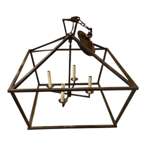 Black Wrought Iron Chandelier From Visual Comforts