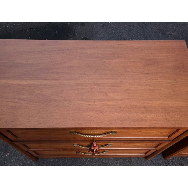 Pair of Vintage Henredon Furniture Bachelor's Chests For Sale - Image 14 of 15