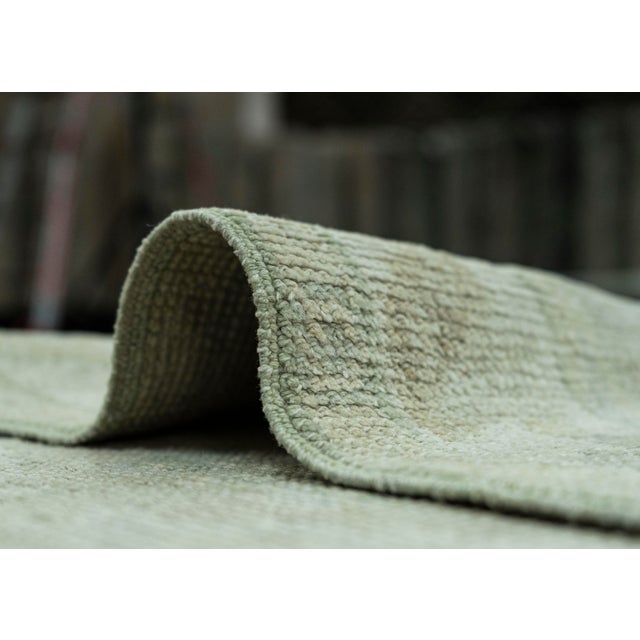 Textile Turkish Oushak Rug 2'6" x 10'4" #19287 For Sale - Image 7 of 8