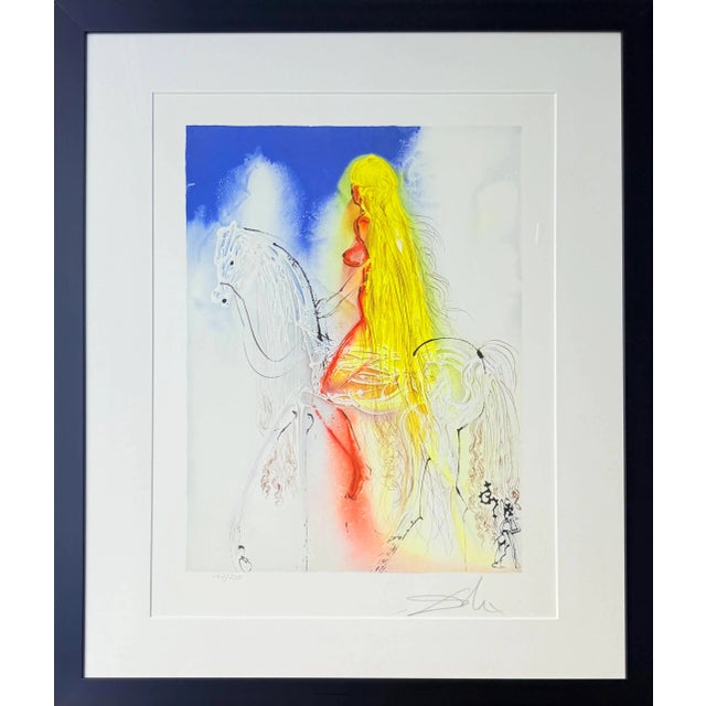 Salvador Dali, Lady Godiva, 1970, Lithograph For Sale - Image 10 of 10