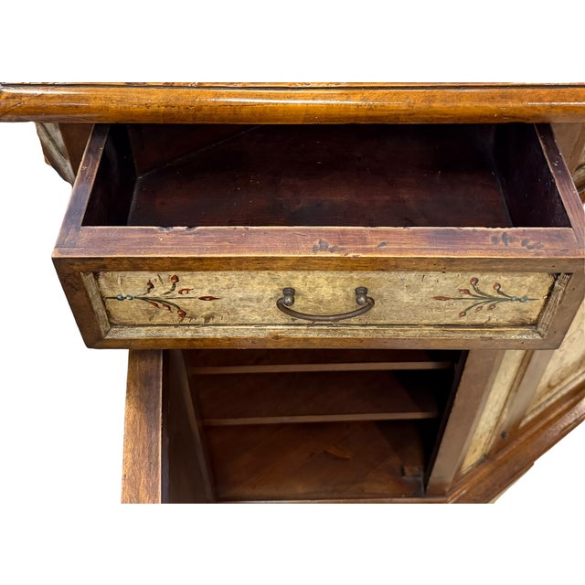Wood Minton-Spidell Venetian Style Painted Credenza Sideboard Buffet For Sale - Image 7 of 8