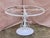 Patio or Garden Clear Glass Top Umbrella Table & 4 Chairs. The table comes with a clear glass top with the umbrella stand...